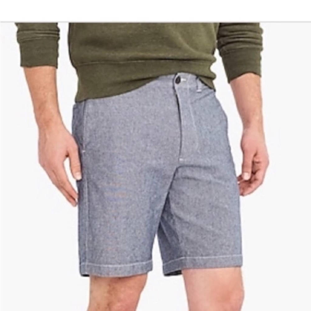 J CREW chambray stretch 10.5" inseam short 32